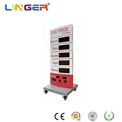 DC5V / DC12V Electronic Gas Price Sign Outdoor Digital Gas Price Sign