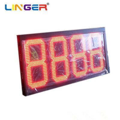 Easy Installation Led Oil Price Display With Large LCD Screen Remote Control
